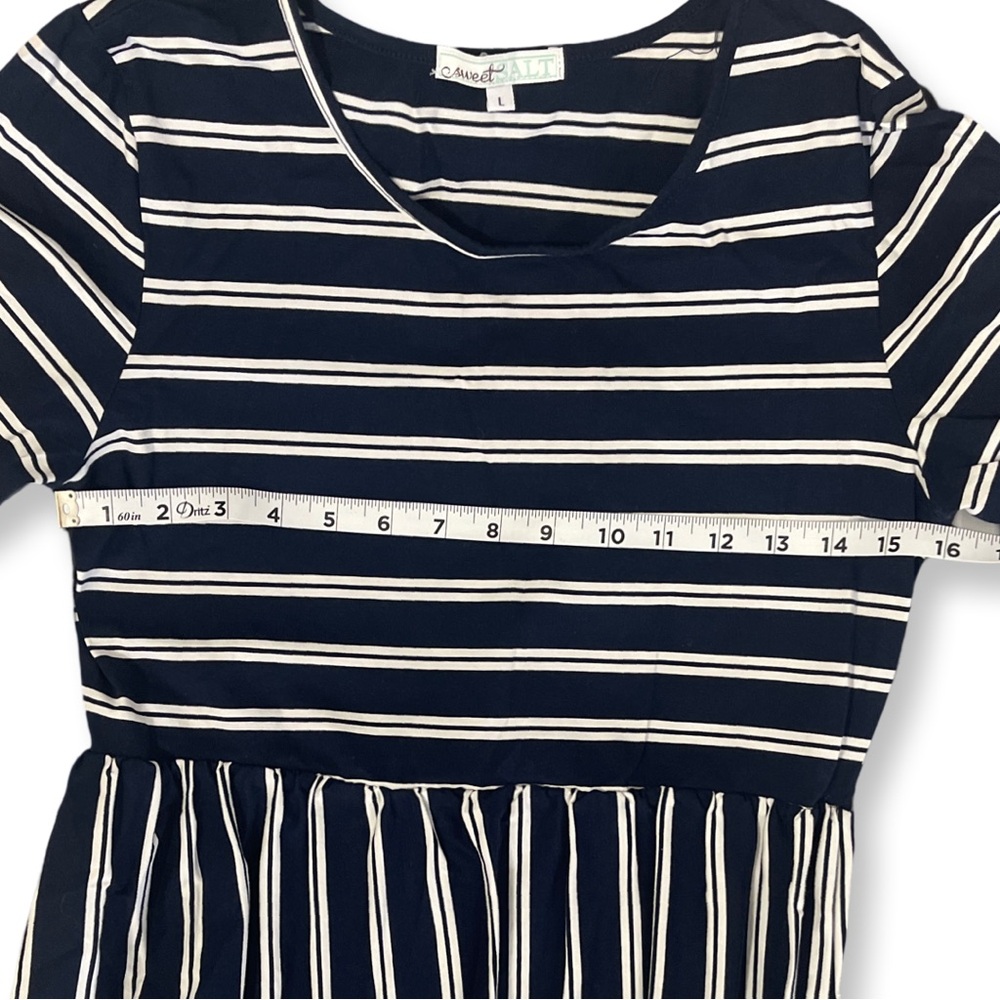 Sweet Salt Long striped navy and white maxi dress - Picture 6 of 7